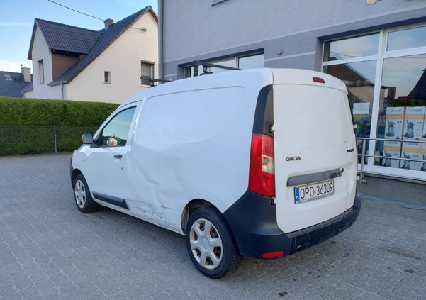 Dacia Dokker cena 6500 przebieg: 294500, rok produkcji 2013 z Krapkowice małe 79